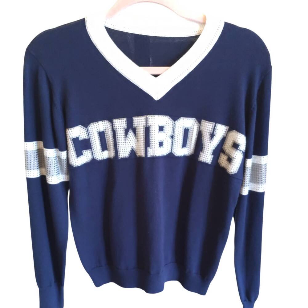 NEW SPARKLE CITY women's cowboy sweater in blue